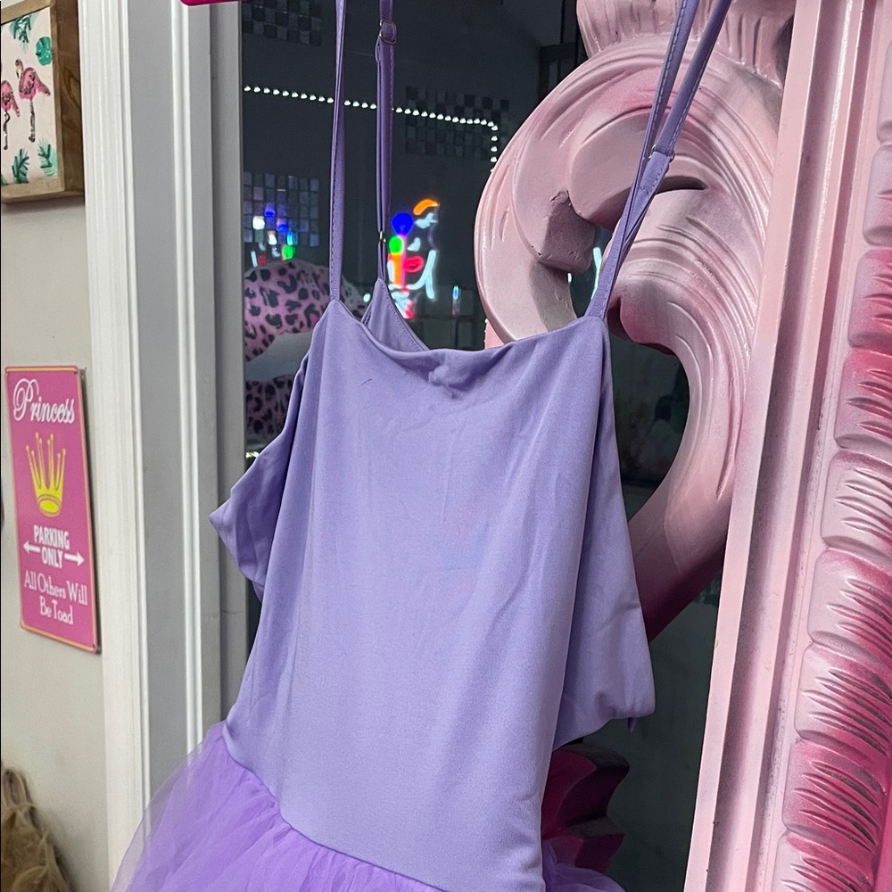 Lavender Spaghetti Strap Dress